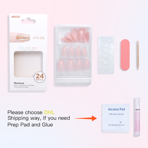 Nouveaux <span class=keywords><strong>faux</strong></span> <span class=keywords><strong>ongles</strong></span> à presser en <span class=keywords><strong>gel</strong></span>, longs, faits main, de qualité salon, forme cercueil, style French, pour marque privée - Product Image 6
