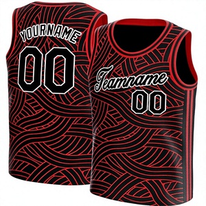 Custom Sublimated Basketball Jersey <b>Purple</b> Blue Geometric Pattern Breathable Mesh <b>Tank</b> <b>Top</b> Unisex Adult Regular Fit - Product Image 3