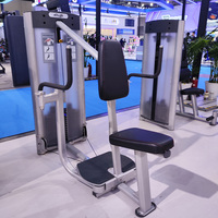 Appareil de musculation vertical multifonctionnel pour exercices Pec Fly/Deltéens Posterior, avec logo personnalisé, pour le renforcement musculaire, sélection de charge par broches, en acier