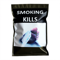 Sachets plats à fermeture éclair imprimés par gravure, étanches à l'humidité, en PE, pour tabac à rouler, 25g 30g 50g 100g, design prêt à l'emploi