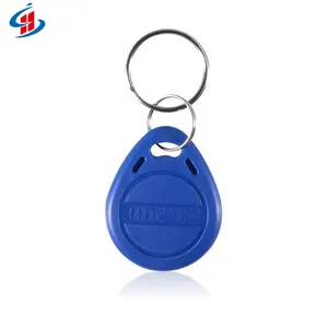 Porte-clés de contrôle d'accès Impression programmable 13.56MHz Porte-clés RFID Porte-clés