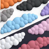 Support de poignet transfrontalier en coton à mémoire de forme et silicone pour clavier cloud et tapis de souris en cuir, vente en gros