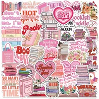 50 pezzi rosa libro in PVC adesivi autoadesivi per parete tavola decorazione gesus ti amo citazione adesivo