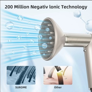 Hair Dryer High Speed Ionic Negative Ion Constant Temperature Hair Care With Concentrator And Diffuser Nozzle Champagne Color - Product Image 3