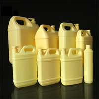 Bouteille vide en plastique HDPE de 2,5 L pour savon liquide, détergent vaisselle, gel douche, lotion, avec bouchon à vis, pour savon pour les mains