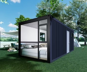 Casa contenedor plegable de acero resistente Diseño eólico y sísmico Costes de mantenimiento bajos de larga duración - Product Image 1