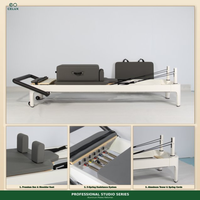 Lit de Pilates Reformer en aluminium blanc Celux à prix de gros pour studio, machine de Pilates commerciale en aluminium, équipement de Pilates