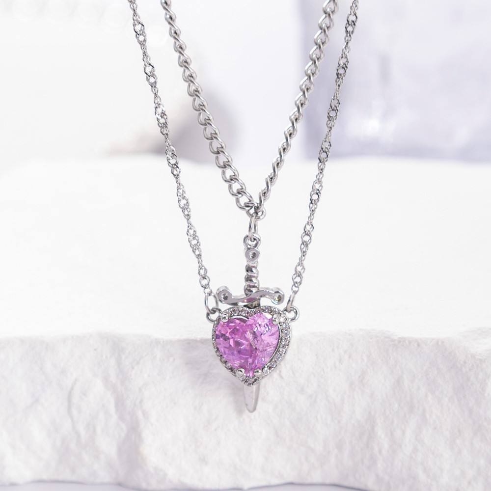 เหล็กคริสตัลสีชมพู