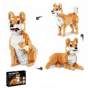 Bloques de Plástico Balody, Modelo 3D de Cachorro, Gato, Perro Persa, <span class=keywords><strong>Mini</strong></span> Ladrillos de Animales, Mascotas, <span class=keywords><strong>Beagle</strong></span>, Ragdoll, Gato Tabby, Juguete de Bloques de Construcción, Venta al Por Mayor - Product Image 5