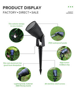 Сменный ландшафтный светильник <span class=keywords><strong>GU10</strong></span> MR16 Ip65 уличный садовый светодиодный светильник с шипами низкого напряжения для двора - Product Image 6