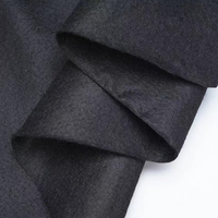 Feutre en polyester ; Feutre noir ignifuge ; Feutre antistatique, résistant à l'usure et anti-poussière.