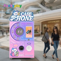 Funkyplay 3D impreso estación de tren caja del teléfono móvil máquina expendedora automática con función SDK