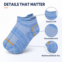 Chaussettes de sport pour hommes et femmes, respirantes, en coton tricoté, séchage rapide, chaussettes de course printanières avec logo