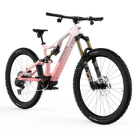 Vélo de montagne électrique en fibre de carbone, moteur central 105 Nm, batterie 720 Wh, autonomie 100 km, suspension intégrale 250 W, 12 vitesses, E-MTB