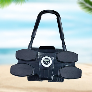 Chất lượng cao tự động phục hồi bụng bánh xe 4-Round Curl để xây dựng cơ bụng bụng con lăn tập thể dục - Product Image 2