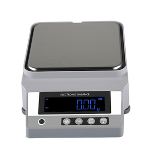 Veidt Digital Electronic Analytical Scale for Laboratories <b>Top</b> <b>Loading</b> Balance 0.01g Accuracy Square Tray for School - Product Image 5