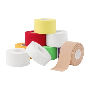 High Adhesive Full Cotton Sports <strong>Tape</strong> Zinc Oxide White Rigid Strapping <strong>Athletic</strong> <strong>Tape</strong> - Product Image 6