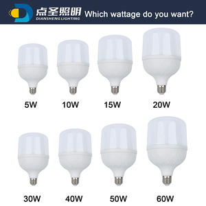 Hot Selling Innen beleuchtung High <span class=keywords><strong>Lumen</strong></span> 100Lm/W 5W 10W 15W 20W 30W 40W 50W Glühbirne Ac85-265V mit B22 und E27 Basis <span class=keywords><strong>LED</strong></span> T Birne - Product Image 2
