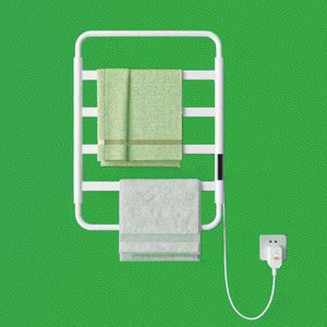 <span class=keywords><strong>Toallero</strong></span> Eléctrico de Pared con 6 Barras, Calefacción, Temperatura Ajustable de 0-24, Temporizador, Secado de Toallas - Product Image 4