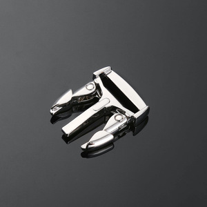 Hebilla deslizante de aleación plateada ajustable para bolsos y accesorios de ropa, hebillas metálicas duraderas - Product Image 2