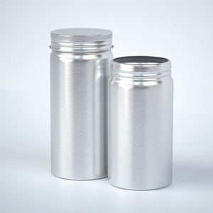 Bouteille en aluminium avec bouchon à vis pour emballage de produits de santé en capsules, emballage de compléments alimentaires, luxe - Product Image 5