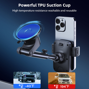 2025 phổ Bảng điều khiển núi Xe điện thoại chủ sở hữu điện thoại di động điện thoại di động đứng hút cup xe núi khung điện thoại xe chủ - Product Image 5