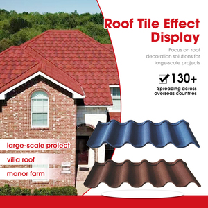 Vente directe usine Tuile de toiture industrielle en acier métallique revêtu de pierre pour entrepôts chinois, ateliers, appartements, résistant à l'eau et aux intempéries - Product Image 2