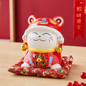 Décoration d'intérieur en gros, style <span class=keywords><strong>japonais</strong></span>, <span class=keywords><strong>chat</strong></span> porte-bonheur en céramique, <span class=keywords><strong>tirelire</strong></span> en céramique - Product Image 2