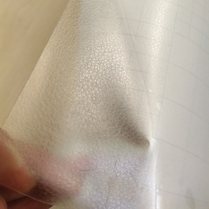 Film de laminage en usine OEM ODM 1,27 m x 50 m 80 microns auto-adhésif PVC PET vinyle texture cuir, film de laminage à froid en rouleau - Product Image 6