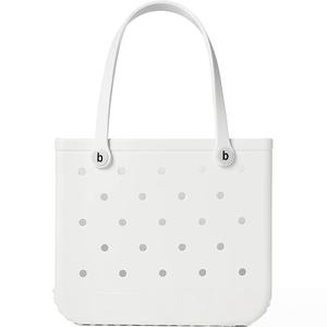 伊娃方形沙滩包欧美轻便开顶时尚DIY大容量镂空女式手提包海边特价 - Product Image 5