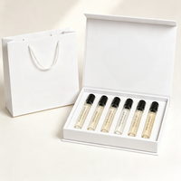 Boîte d'emballage en carton personnalisée avec logo pour échantillon de parfum, boîte-cadeau de luxe pour échantillon de parfum