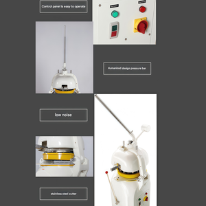 Máquina para Procesar Masa de Pizza para Restaurantes |   Divisor y Redondeador de Acero Inoxidable para Bolas de Masa |   220V Uso Comercial - Product Image 5