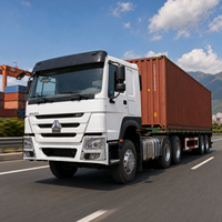 Camion tracteur poids lourd Sinotruk HOWO 6X4 Euro 2 diesel d'occasion avec suspension pneumatique, conduite à gauche, pour le Nigéria, le Mozambique et le Kenya