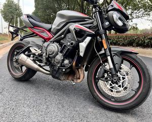 Escape de Motocicleta de Aleación de Titanio Hecho en China, Modificación <span class=keywords><strong>1200</strong></span> Big, Apto para <span class=keywords><strong>Triumph</strong></span> 765SC/765AR - Product Image 3