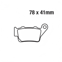 Nouvelles plaquettes de frein semi-métalliques à base de cuivre pour moto, disques avant/arrière, friction stable, longue durée de vie, pièces détachées