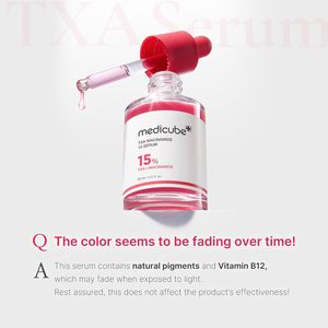 เซรั่มบำรุงผิวหน้า Medicube TXA+Niacinamide 15% Glow สำหรับดูแลหลังการเกิดจุดด่างดำ |   ออลอินวัน เดลี่ โคเรียนแคน |   เอสเซนส์ทรานเน็กซามิกเข้มข้นสูง - Product Image 5