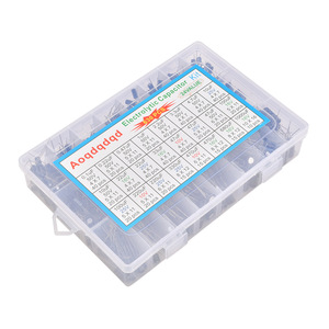 Kit de condensateurs électrolytiques en aluminium, 0.1UF, 1000UF, 16V, 25V, 35V, 50V, 500 pièces, pour la réparation électronique et les projets de bricolage - Product Image 4