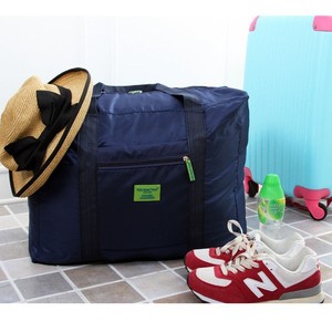 Bolsa de viaje plegable, impermeable, rectangular, organizador de ropa para viaje, color azul lago - Product Image 2