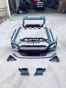 Coche <span class=keywords><strong>A7</strong></span> S7 parachoques trasero delantero RS7 estilo parachoques Kits de cuerpo completo con rejilla para <span class=keywords><strong>Audi</strong></span> <span class=keywords><strong>A7</strong></span> S7 C8 2019 2020 2021 <span class=keywords><strong>2022</strong></span> 2023 2024 2025 - Product Image 4