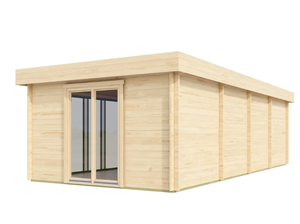 20FT 40ft บังกะโลบ้านไม้บ้านไม้ prefab เฮาส์ไม้หรูหราขนาดเล็กสำหรับอยู่อาศัย - Product Image 3