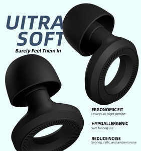 Tapones para los Oídos con Reducción de Ruido, Triple Reducción Física de Ruido, Silicona Hipoalergénica, Tapones de Silicona para Nadar - Product Image 3