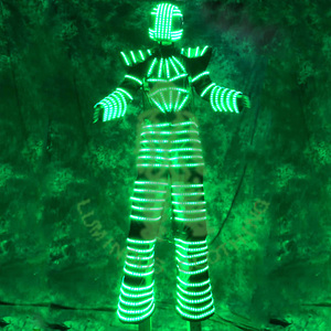 Costume Robot de danse sur scène LED, ensemble de performance, Costumes lumineux, différentes formes, <span class=keywords><strong>David</strong></span> <span class=keywords><strong>Guetta</strong></span>, kryophone - Product Image 2