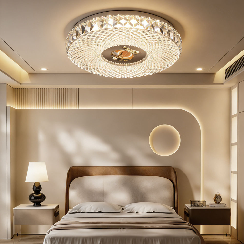 Factory Wholesale Round LED Ceiling Light No Flicker Eye Care Lamp for Bedroom Living Room Hotel Indoor Home Lighting
