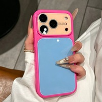 Coque de téléphone antichoc avec protection d'objectif d'appareil photo intégrée pour iPhone 17 18 Pro Max 16 Pro 15 Pro 14