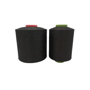 Sợi Spandex Bọc Không Khí Polyester Màu Đen Đàn Hồi Cao 30/150 Để Dệt Tất - Product Image 6