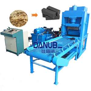 Ligne de production de briquettes de charbon de bois à partir de sciure de bois, équipement hydraulique de formage de charbon de bois pour barbecue - Product Image 1
