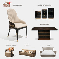 Ensemble de 6 chaises de salle à manger en cuir véritable de luxe italien moderne avec base dorée, design écologique, pour appartement, villa, hôtel