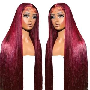 Nouvelle <span class=keywords><strong>perruque</strong></span> de cheveux Remy à la mode européenne et américaine, partie centrale, longue et droite, ensemble complet de tête, pour le commerce extérieur d'<span class=keywords><strong>Amazon</strong></span> - Product Image 5