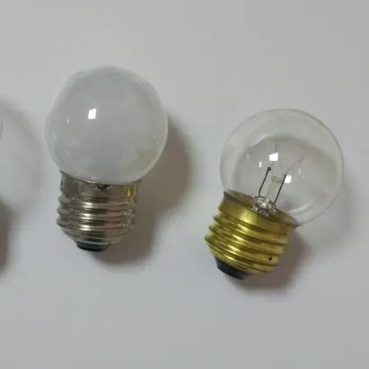 Lâmpadas incandescentes em forma de globo g35, com baratos preço de fábrica da china 7.5w e26 lâmpada para feriados