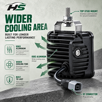 HSSH Phare de travail LED RGB 30W 2 pouces avec contrôle par application Bluetooth, faisceau spot, éclairage tout-terrain pour VTT, UTV, moto